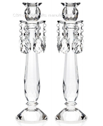 crystal candle holder