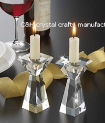 crystal candle holder