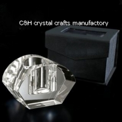 crystal candle holder