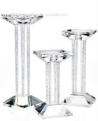 crystal candle holder