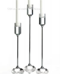 crystal candle holder