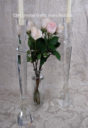 crystal candle holder