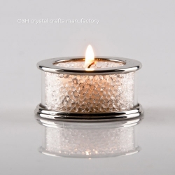crystal candle holder