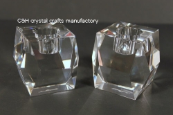 crystal candle holder