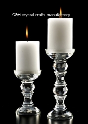 crystal candle holder