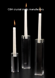 crystal candle holder