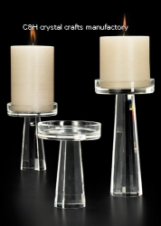 crystal candle holder