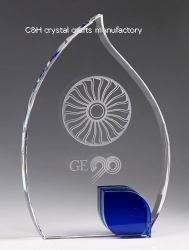 crystal trophy